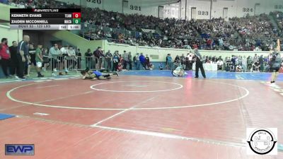 120 lbs Round Of 64 - Kenneth Evans, Team Guthrie Wrestling vs Zaiden McConnell, MacArthur Wrestling