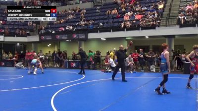 92 lbs Cons. Sub-quarters - Kyle Link, Rampage Wrestling vs Jeremy McKinney, Pennsylvania