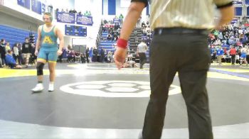 215 lbs Cons. Round 4 - Eli Berner, Ayersville vs Jackson Page, Lima Shawnee