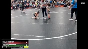 61 lbs Round 2 - Isaac Weidner, Gator Club vs Marina Martinez, Gator Club