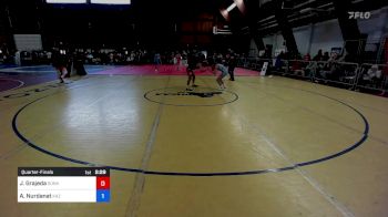 126A lbs Quarterfinal - Jesse Grajeda, Sunkist Kids Monster Garage vs Aitanov Nurdanat, Kaz