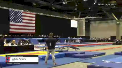 Isabella Pansano - Double Mini Trampoline, WCC - 2021 USA Gymnastics Championships