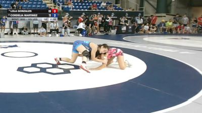 105 lbs Champ. Rd Of 16 - Lola Gonzales, Colorado vs Cordelia Martinez, Texas