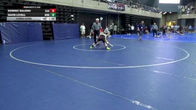 95 lbs Consi-qtrs - Dominic Baldino, Clacksburg vs Gavin Lovell, Newark Valley