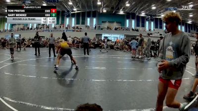 120 lbs Round 3 (4 Team) - Gary Mendez, KONG HS vs Tom Freitas, Cowboy WC