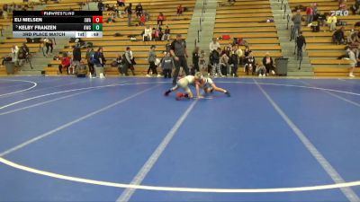 85 lbs 3rd Place Match - Kelby Franzen, Outlaw Wrestling Club vs Eli Nielsen, Summit Wrestling Academy