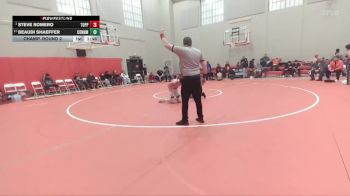 126 lbs Champ. Round 2 - Steve Romero, Toppenish vs Beaudi Shaeffer, Connell