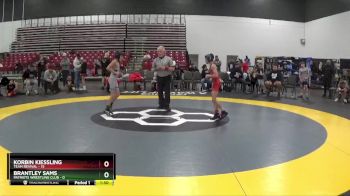70 lbs Quarterfinals (8 Team) - Korbin Kiessling, Team Revival vs Brantley Sams, Patriots Wrestling Club