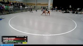 126 lbs Cons. Round 10 - Hunter Jacobsen, MWC Wrestling Academy vs Gabriel Tellez, Southwest Miami High School Wrestling