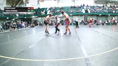 184 lbs Quarterfinal - Tyson Clear, Edinboro vs Roth Powers, Purdue