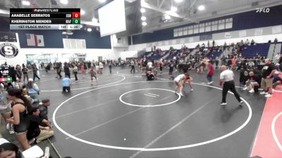 120 lbs 1st Place Match - Anabelle Serratos, Santa Ana vs Kherington Mendes, Mayfair