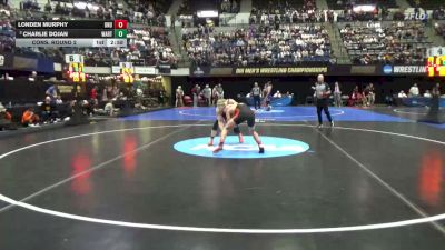 157 lbs Cons. Round 2 - Charlie Dojan, Wartburg vs Londen Murphy, Ohio Northern