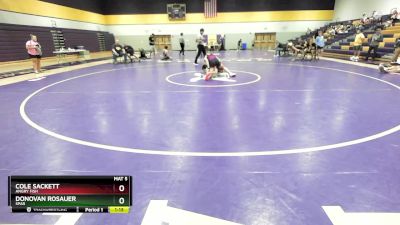 150 lbs Cons. Semi - Donovan Rosauer, SPAR vs Cole Sackett, Angry Fish