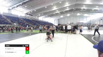 101 lbs 5th Place - Caylee Caro, Rancho Bernardo WC vs Sakura Andrade, Dominate Club Wrestling