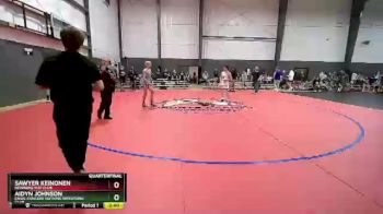 113 lbs Quarterfinal - Sawyer Keinonen, Newberg Mat Club vs Aidyn Johnson, CNWC Concede Nothing Wrestling Club