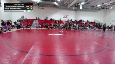 105 lbs Champ. Round 1 - Alisson Lara Zaragoza, Greeley West vs Pearl Zheenbekova, Discovery Canyon
