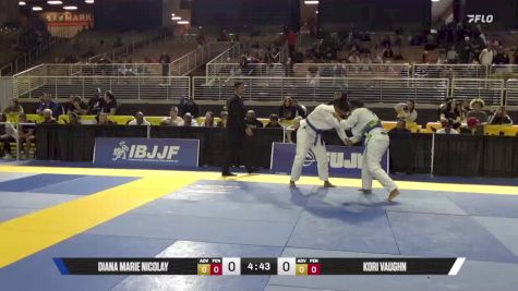 Kori Vaughn vs Diana Marie Nicolay 2025 Pan Jiu Jitsu IBJJF Championship