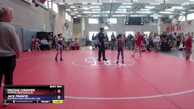 78 lbs 5th Place Match - Macrae Conover, Warrior Wrestling Club vs Jack Francis, Southern Idaho Wrestling Club