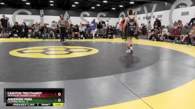 90 lbs Quarterfinals (8 Team) - Andersen Park, California Black vs Cashton Treuthardt, Team Nazar Training Center