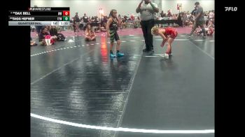 70 lbs Quarterfinal - **Tagg Hefner, TJ Trained Wrestling vs **Dax Bell, Woodland Wrestling