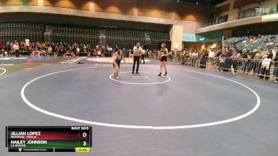 155 lbs Cons. Round 4 - Hailey Sandoval, Lassen vs Madison Fischer, Whitney