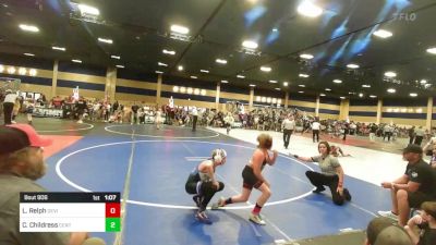 98 lbs Rr Rnd 3 - Ledger Relph, Devils Wrestling vs Calan Childress, Central Coast Most Wanted