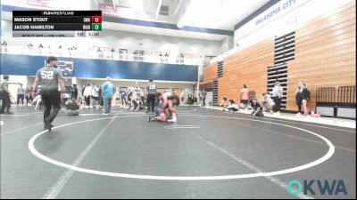 195 lbs Rr Rnd 1 - Mason Stout, Shelton Wrestling Academy vs Jacob Hamilton, Highlander Youth