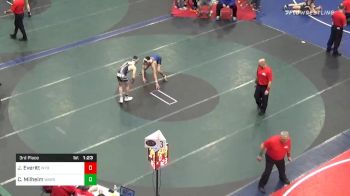 117 lbs 3rd Place - Julian Everitt, Wyoming Vly West vs Cameron Milheim, Warrior Run