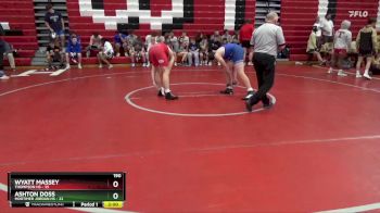 190 lbs Round 1 (16 Team) - Ashton Doss, Mortimer Jordan HS vs Wyatt Massey, Thompson HS