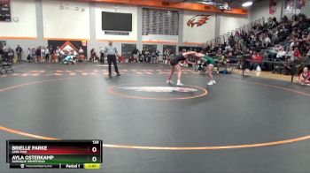 130 lbs Semifinal - Brielle Parke, Linn-Mar vs Ayla Osterkamp, Dubuque Hempstead