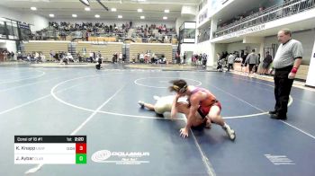 149 lbs Consi Of 16 #1 - Keegan Knapp, Unattached- Kent State vs Judah Aybar, Clarion