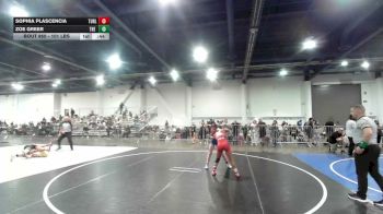 101 lbs Consi Of 4 - Sophia Plascencia, Turlock Wrestling vs Zoe Greer, The Community