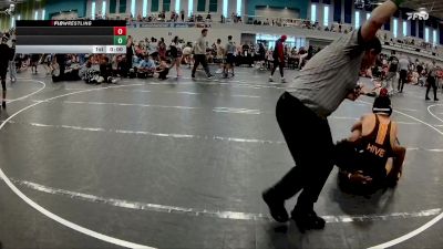 165 lbs Round 5 (6 Team) - Danny Nguyen, BHWC | Black Hive Wrestling Club vs Cedric Harris, Oakleaf WC