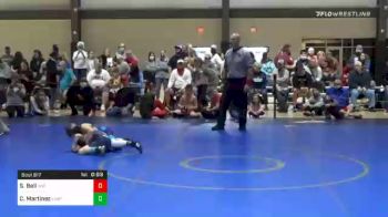 51 lbs Semifinal - Slade Bell, Woodland Wrestling vs Chase Martinez, Level Up