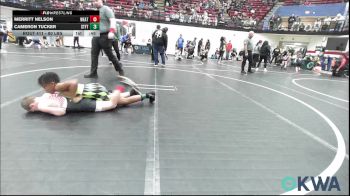 80 lbs Quarterfinal - Merritt Nelson, Weatherford Youth Wrestling vs Cameron Tucker, Standfast