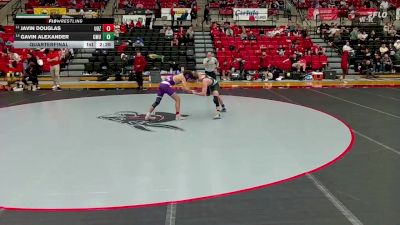 133 lbs Quarterfinal - Gavin Alexander, Central Methodist vs Javin Douglas, Ozarks