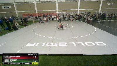 71 lbs Semifinal - Lyncoln Morris, Colorado vs Ezra Gamber, Shootbox WC