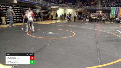 100 lbs Round Of 16 - Abigail Potsko, Parkland vs Reese Werner, Loyalsock