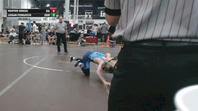 122 lbs Rr Rnd 2 - Hunter Gregg, Steller Trained Revan - HSC vs Logan Forgatch, Scorpions - HSC