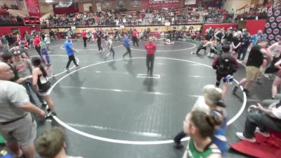 110-115 lbs Champ. Round 2 - Marley Eldred, Grizzly Wrestling Club vs Ella Schroeder, 208 Badgers Wrestling Club