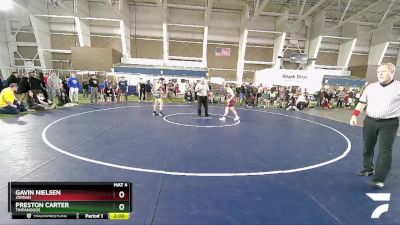 106 lbs Cons. Round 2 - Preston Carter, Timpanogos vs Gavin Nielsen, Jordan