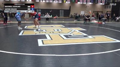 285 lbs Cons. Round 3 - Maxwell Azzaline, Iowa vs Antoni Solovi, Iowa