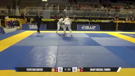 Brady Michael Turner vs Felipe Dos Santos 2025 Pan Jiu Jitsu IBJJF Championship