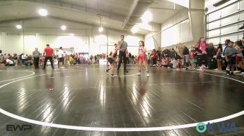 83 lbs Consolation - Kai'lynn Neighbors, Muskogee Rougher Youth Wrestling vs Ember Bloxham, Salina Wrestling Club