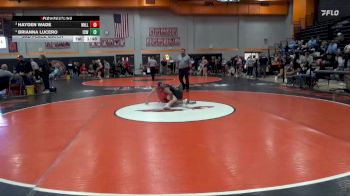 115 lbs 3rd Place Match - Brianna Lucero, Iowa City West vs Hayden Wade, Williamsburg