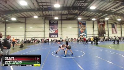 96 lbs Rd# 5- 3:45pm Friday Final Pool - Rye Davis, Nebraska Elite vs Emmett Williams, NCWAY National Team