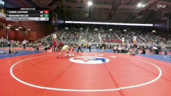 2A-144 lbs Champ. Round 1 - Benjamin Miller, Saratoga vs Caden Clifford, Big Piney