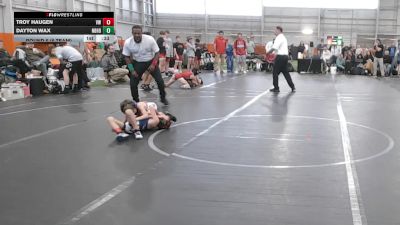 40 lbs Round 5 (6 Team) - Troy Haugen, Valor Wrestling vs Dayton Wax, Neighborhood Wrestling