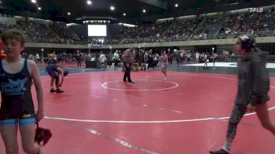 80 lbs Consi Of 8 #1 - Mason Keck, New Freedom vs Brixton Fortin, Wrightstown