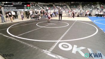 49 lbs Round Of 32 - Coy Collett, Eufaula Ironheads Wrestling Club vs Aston Amatucci, Team Tulsa Wrestling Club